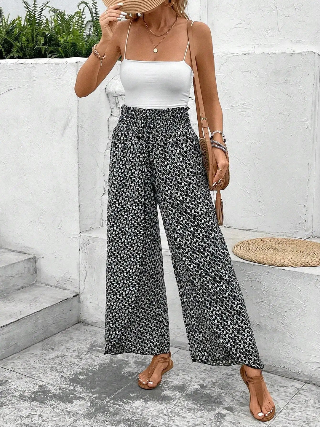 Talita™ - Lose Boho Casual Weitehose