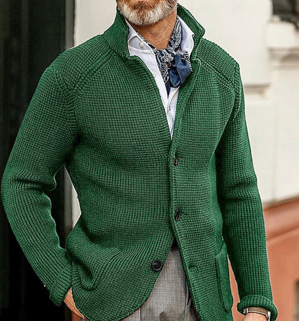 Marco™ - Vintage Blazer För Män Grön / S