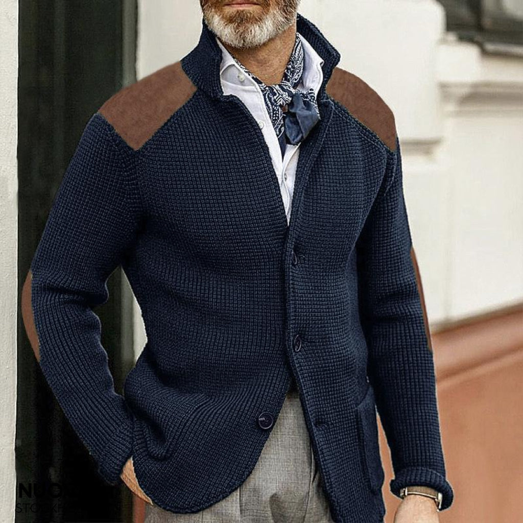 Marco™ - Vintage Blazer För Män Marinblå / Xs Coats & Jackets