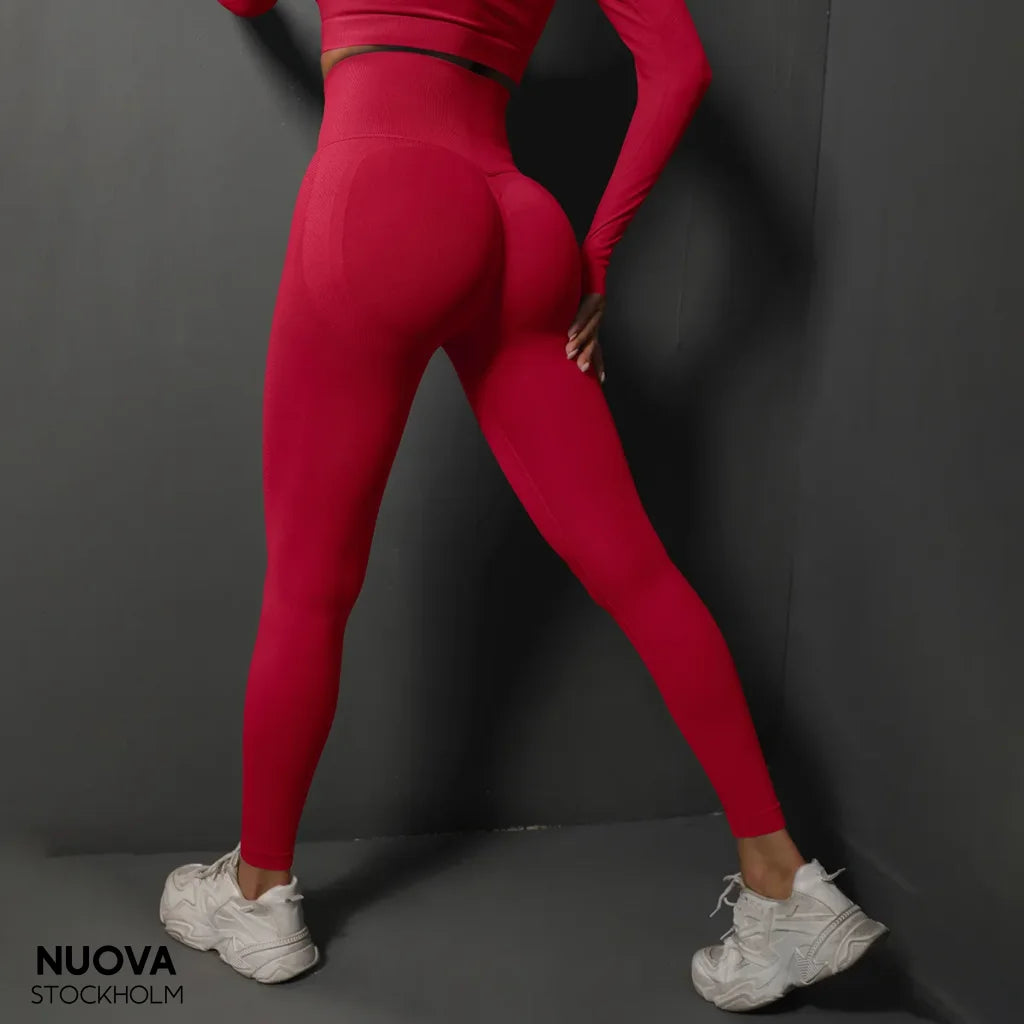 Nina™ - Fleximove Leggings Röd / S